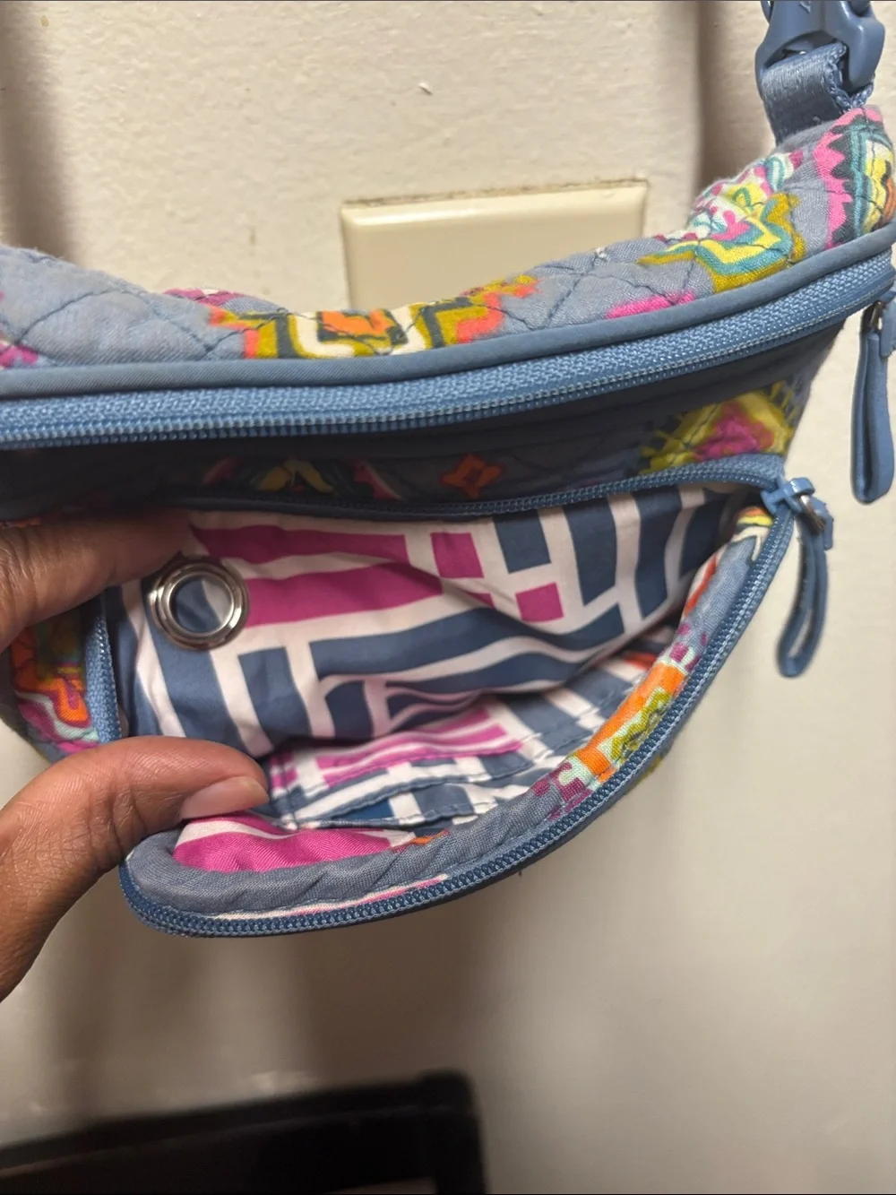 Vera Bradley Painted Medallions RFID belt bag